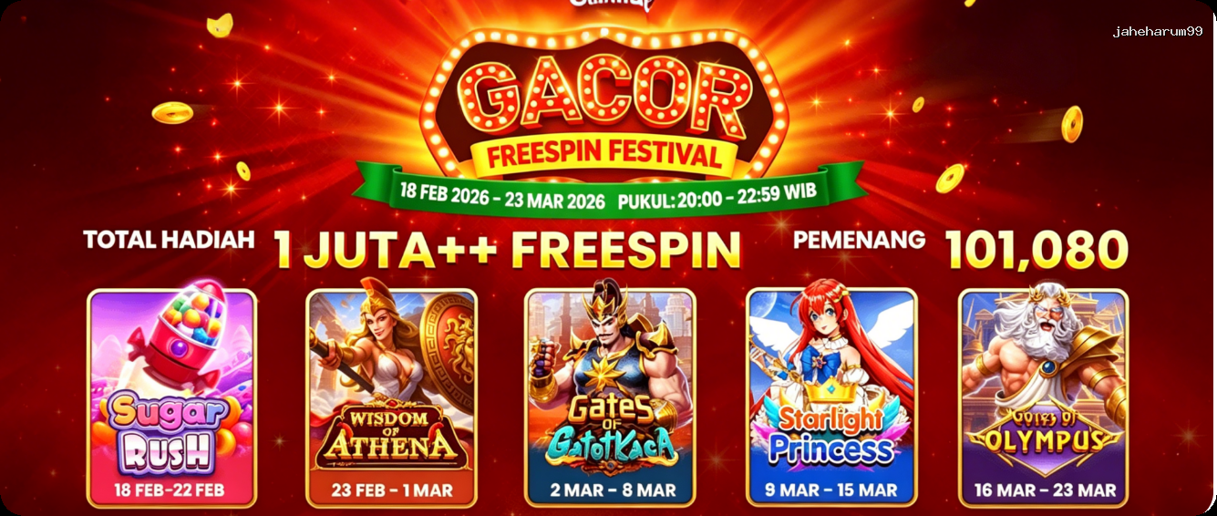 Login jaheharum99 Sekarang Bonus Melimpah